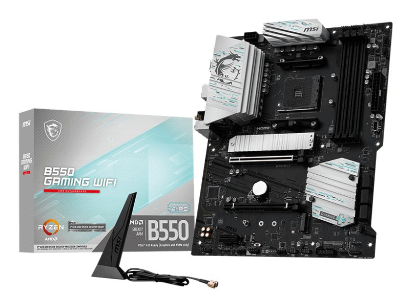 EAN 4711377376143 - MSI B550 GAMING WIFI placa base AMD B550 Zócalo AM4 ATX imagen 1
