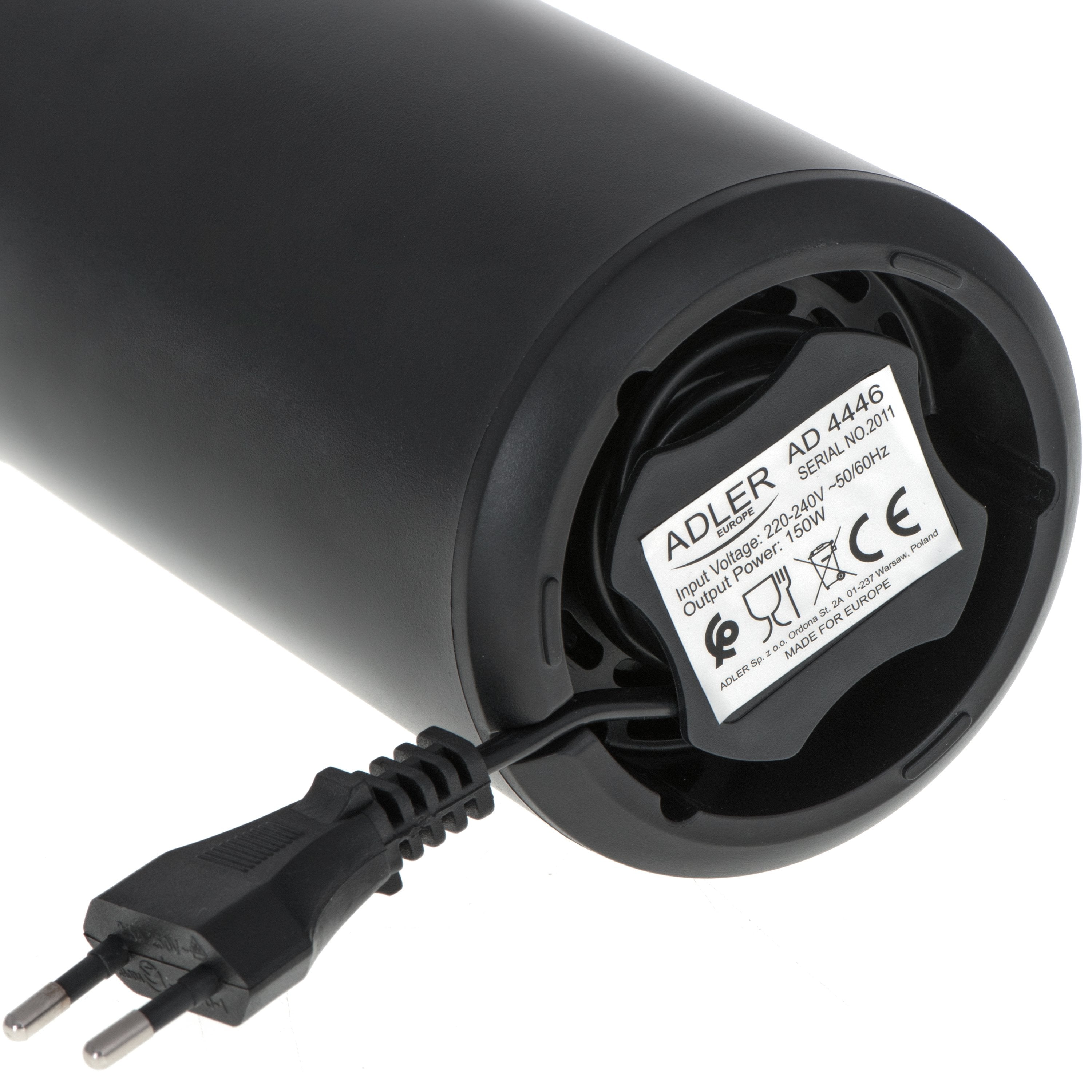 EAN 5903887800464 - Adler AD 4446bg 150 W Negro imagen 5