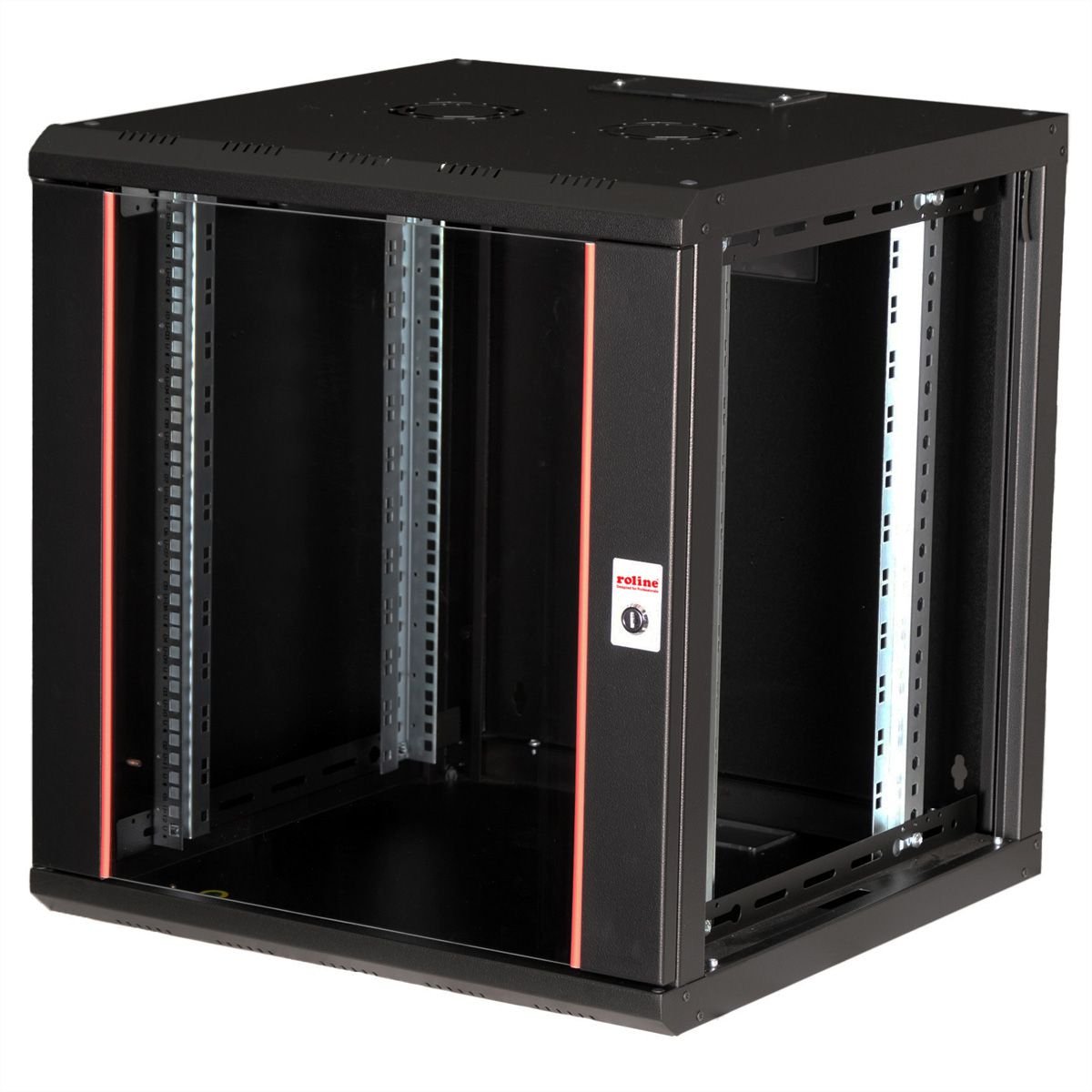 Roline 19-Zoll Wandgehuse Pro 12 He, 600x600 Bxt Schwarz