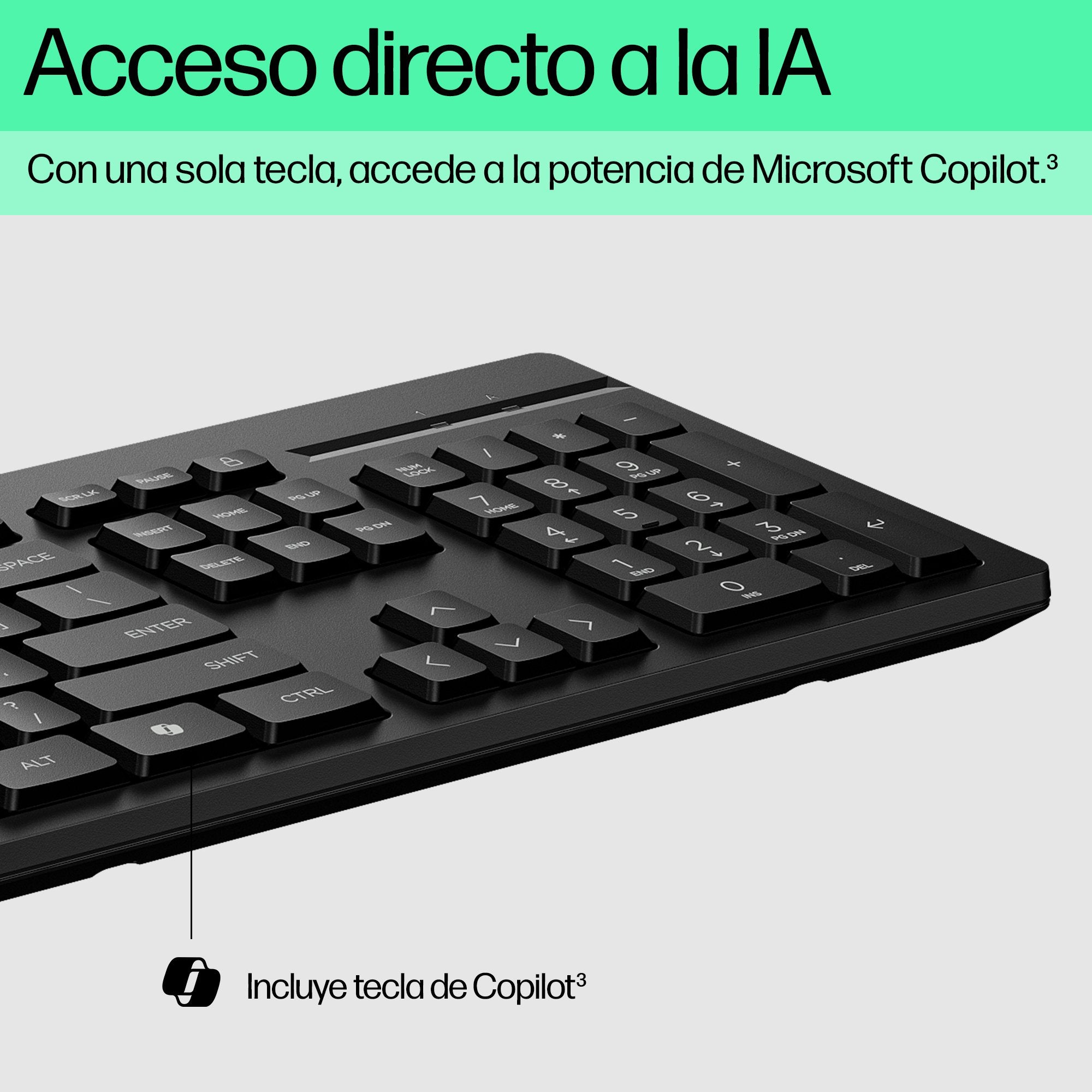 EAN 0198701843627 - HP 125 G2 USB Wired Keyboard teclado Oficina Negro imagen 5