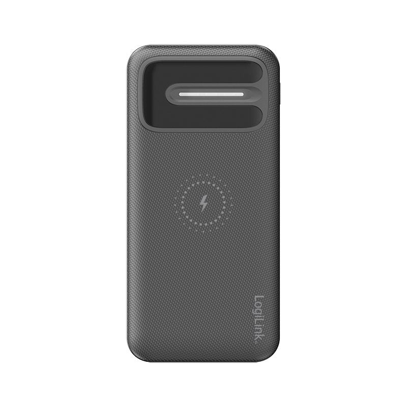 Logilink Pa0305, 8000 Mah, Lithium Polymer (Lipo), Inalámbrico Aufladen, 3,7 V, 10 W, Negro
