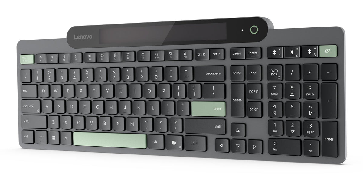 EAN 0195892118015 - Lenovo 4Y41R69490 teclado Hogar / Oficina Bluetooth Alemán Negro, Verde imagen 12
