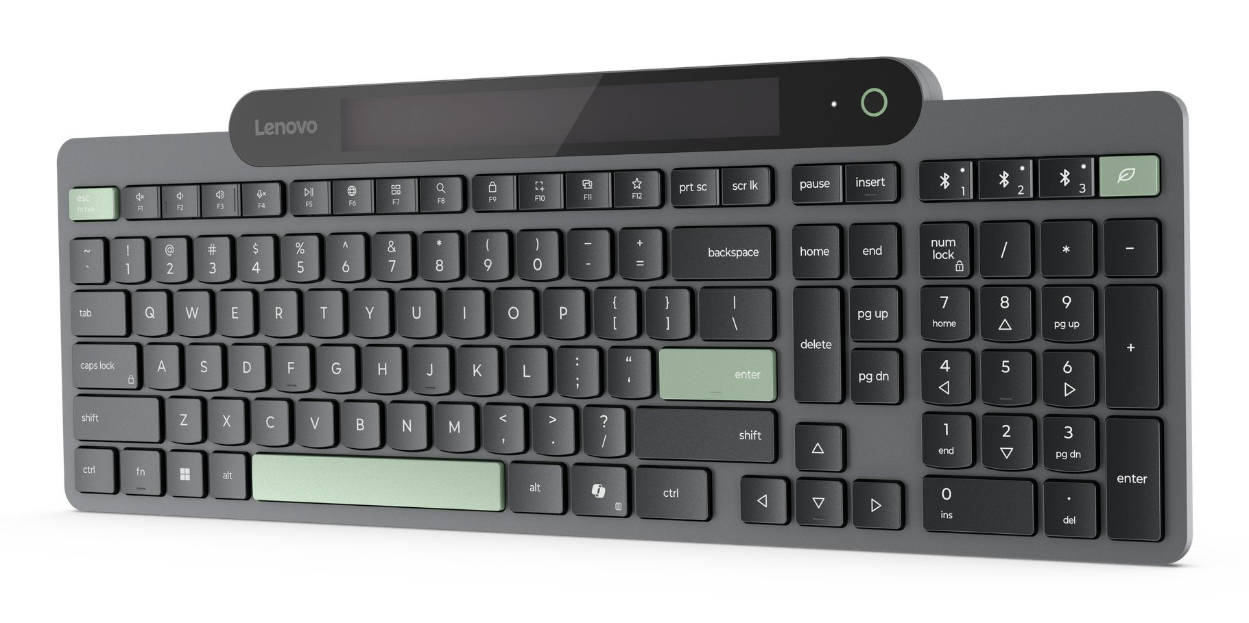 EAN 0195892118138 - Lenovo 4Y41R69494 teclado Hogar / Oficina Bluetooth Inglés de EE. UU. Negro, Verde imagen 12