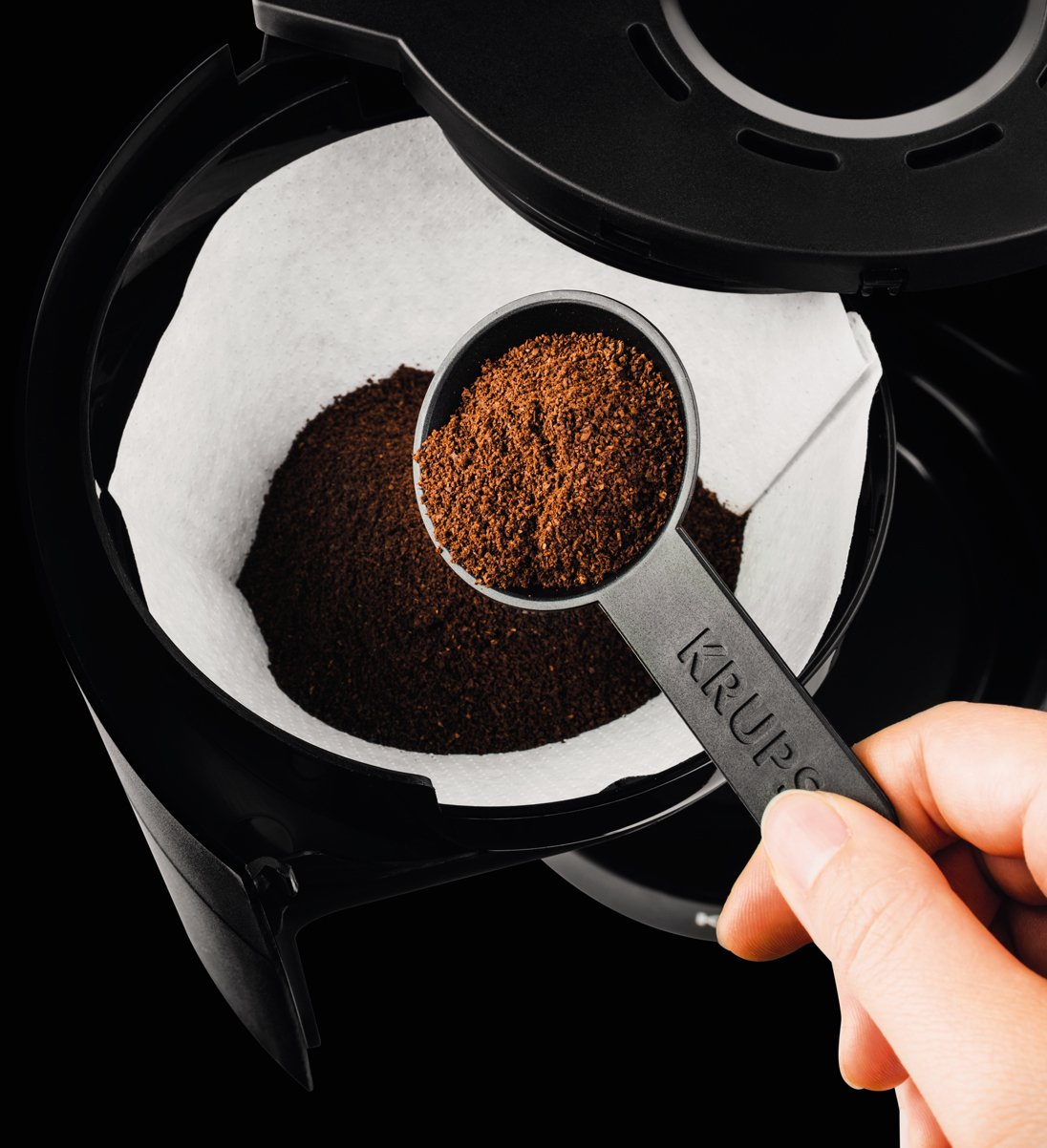 Cafetera De Goteo Krups Proaroma, 1,25 L, 1100 W, Negro