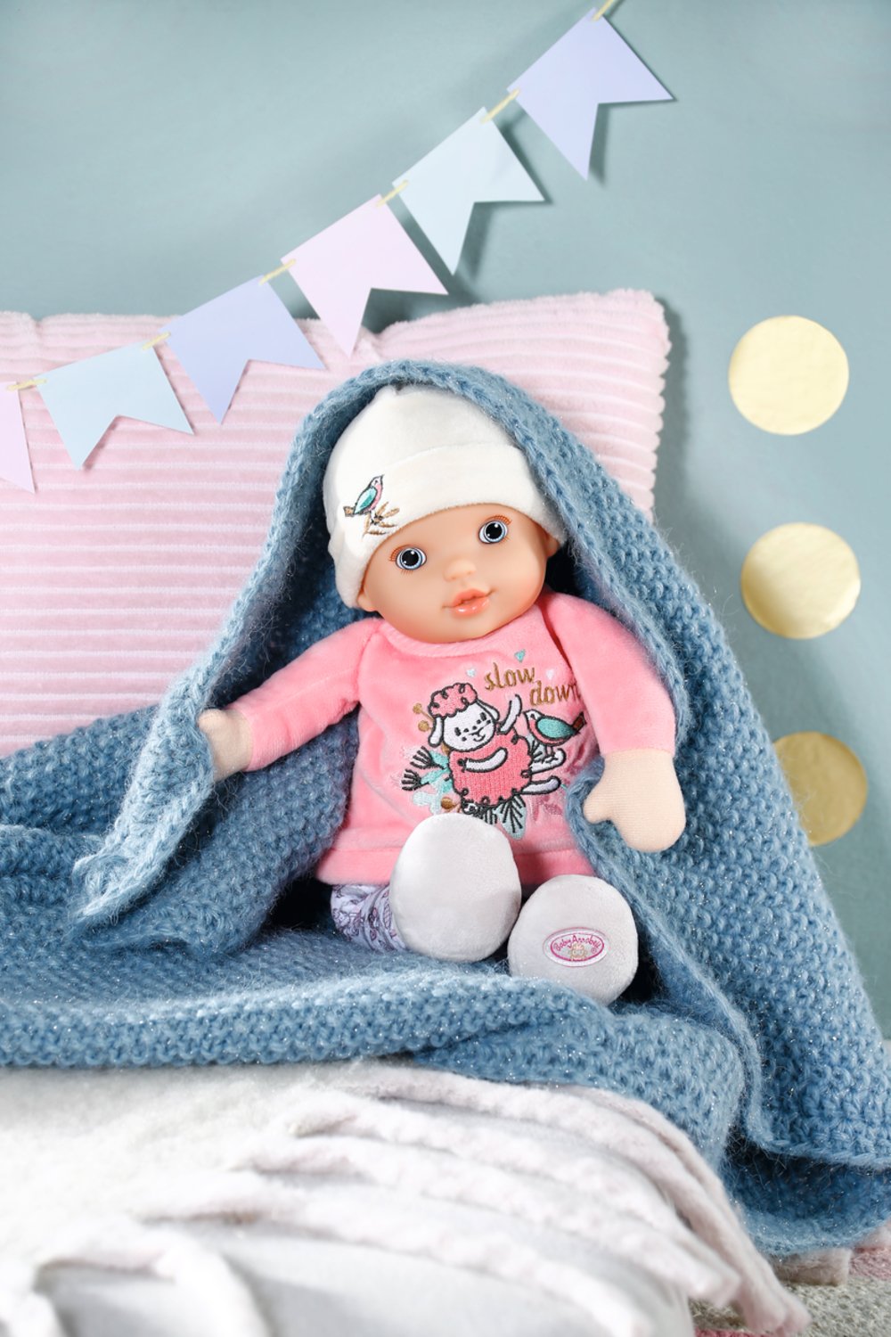 Zapf Creation Baby Annabell® Sweetie Para Bebés 30cm, Muñeca Con Sonajero En Su Interior 706428
