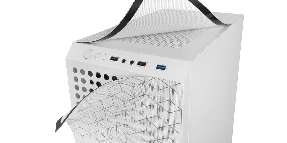 Caja Gaming Semitorre Mars Gaming Mc-Mag Blanca