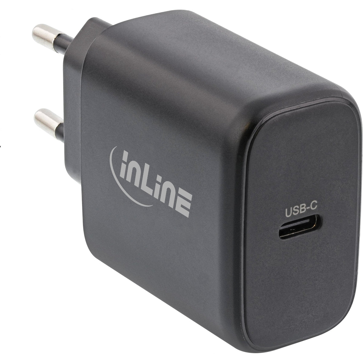 Inline® Usb Pd Power Supply, Gan Charger, Single Usb-C, Power Delivery, 65w, Black