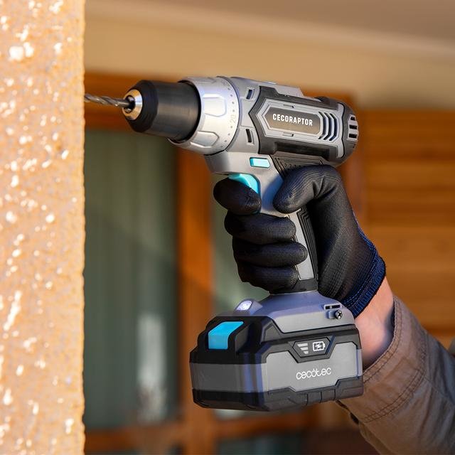 Cecotec Cecoraptor Perfect Drill 4020 Advance Taladro Percutor Inalambrico - Torque 46nm - Velocidad 1550rpm - Bateria