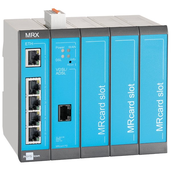 Icom Mrx Mrx5 Dsl - Annex-B - Router, Dsl-Modem 5-Port-Switch, Vpn, Ethernet