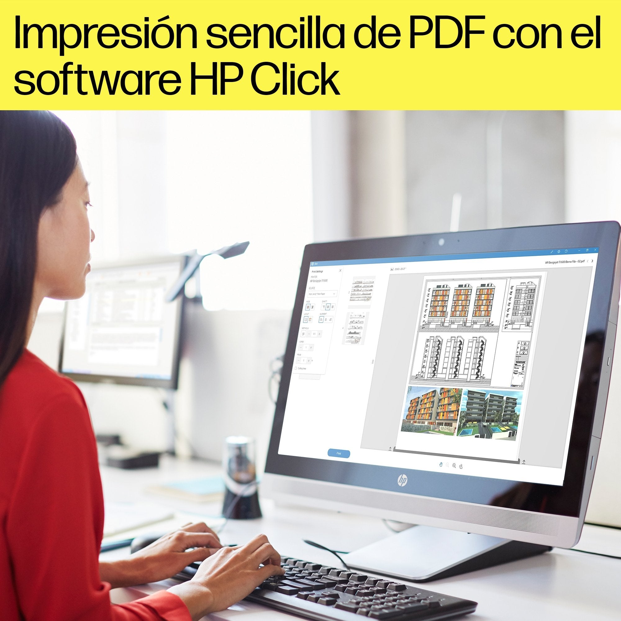 EAN 0193808345951 - HP Designjet T1600dr 36-in PostScript Printer impresora de gran formato Inyección de tinta térmica Color  imagen 18