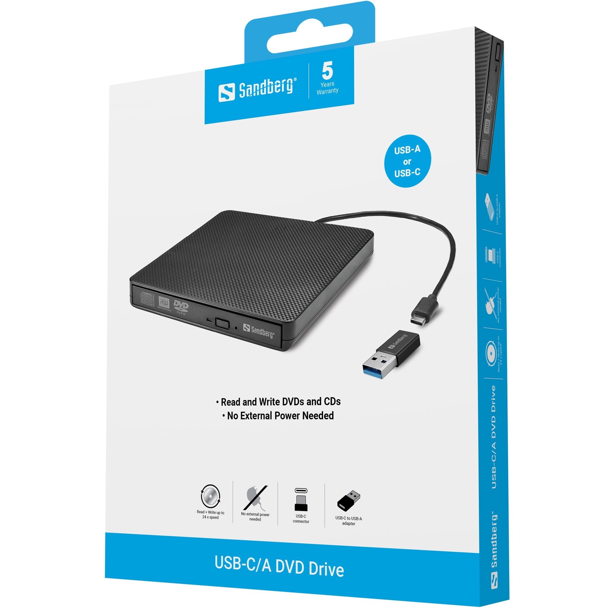 Usb-C/A Dvd Drive Usb-C/A Dvd Drive