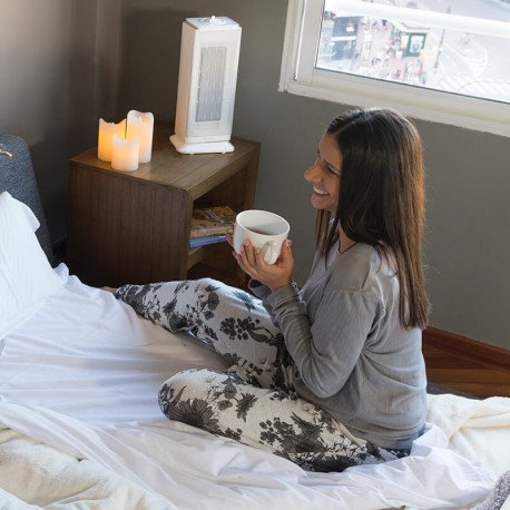 EAN 8435484053112 - Cecotec 05311 calefactor eléctrico Interior Acero inoxidable, Blanco 2000 W Ventilador eléctrico imagen 5