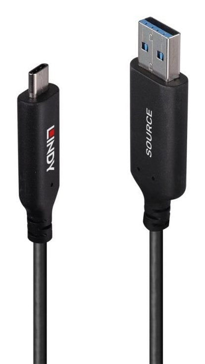 Cable Lindy 43395 Usb 3.2 Gen 1 (3.1 Gen 1) 10 M Usb A Usb C Negro