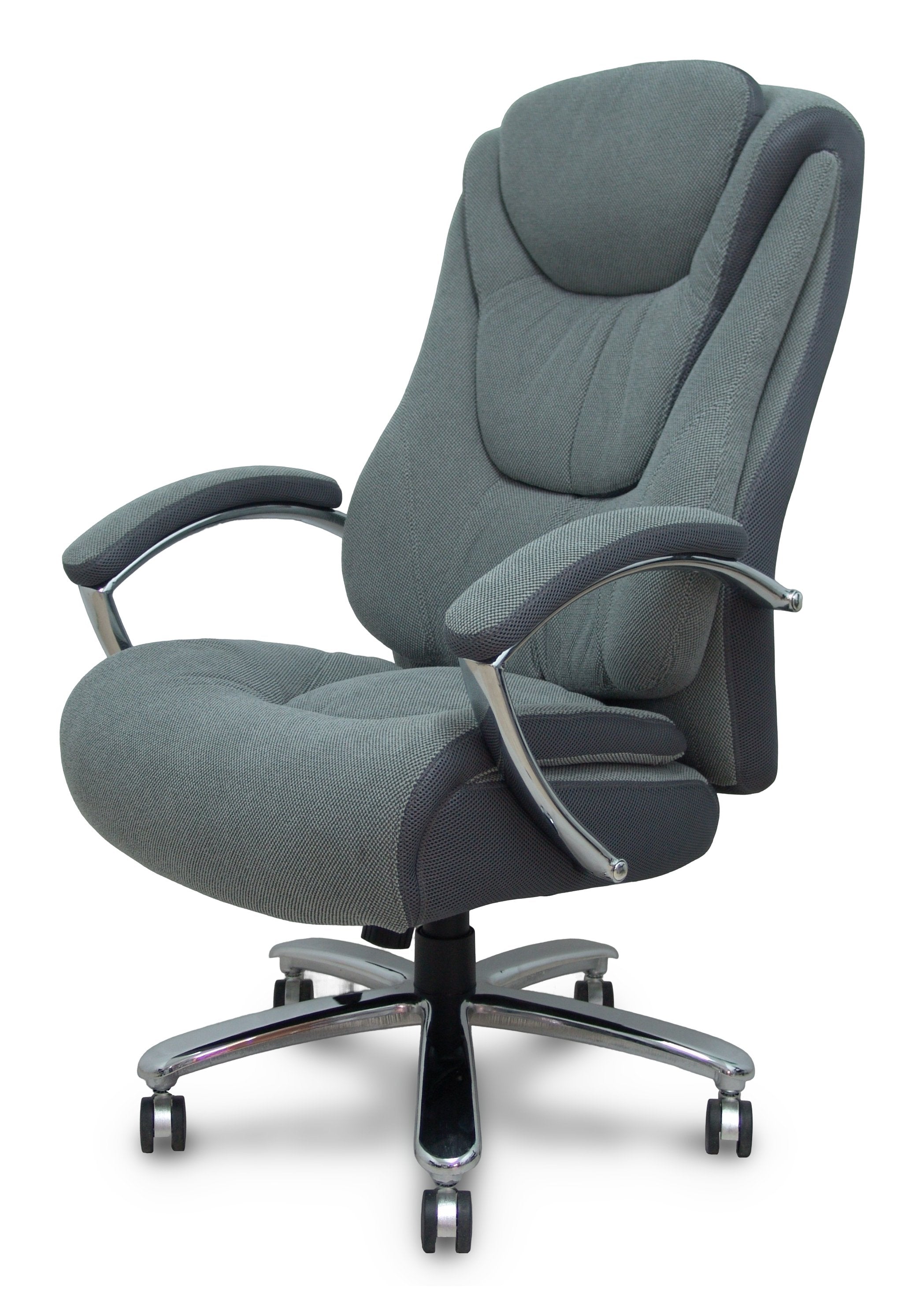 Piqueras Y Crespo Forol Sillon Ergo531 Basculante Tapizado Tela Y 3d Color Gris Base Cromo Ruedas Nailon 60mm