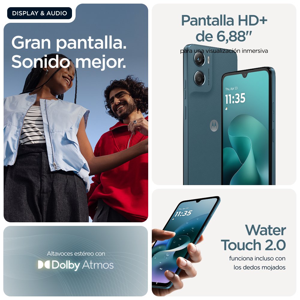 Smartphone Motorola Moto G06 4gb 256gb Azul