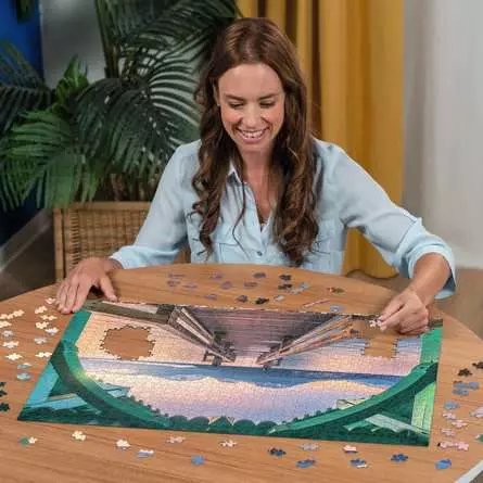 Ravensburger Puzzle Beautiful Walkways - Romantischer Steg Am Lac D'Annecy (1000 Teile) 12001762