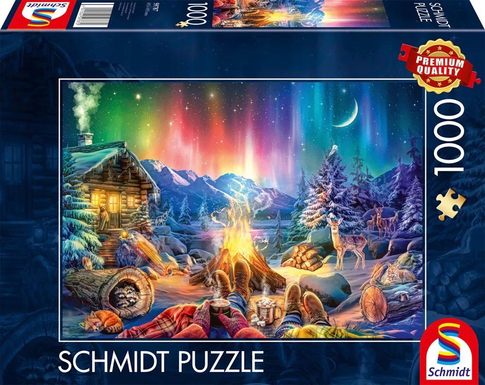 Juegos Schmidt Romance De Fogata Bajo El Cielo Estrellado, Rompecabezas 1000 Partes 59787