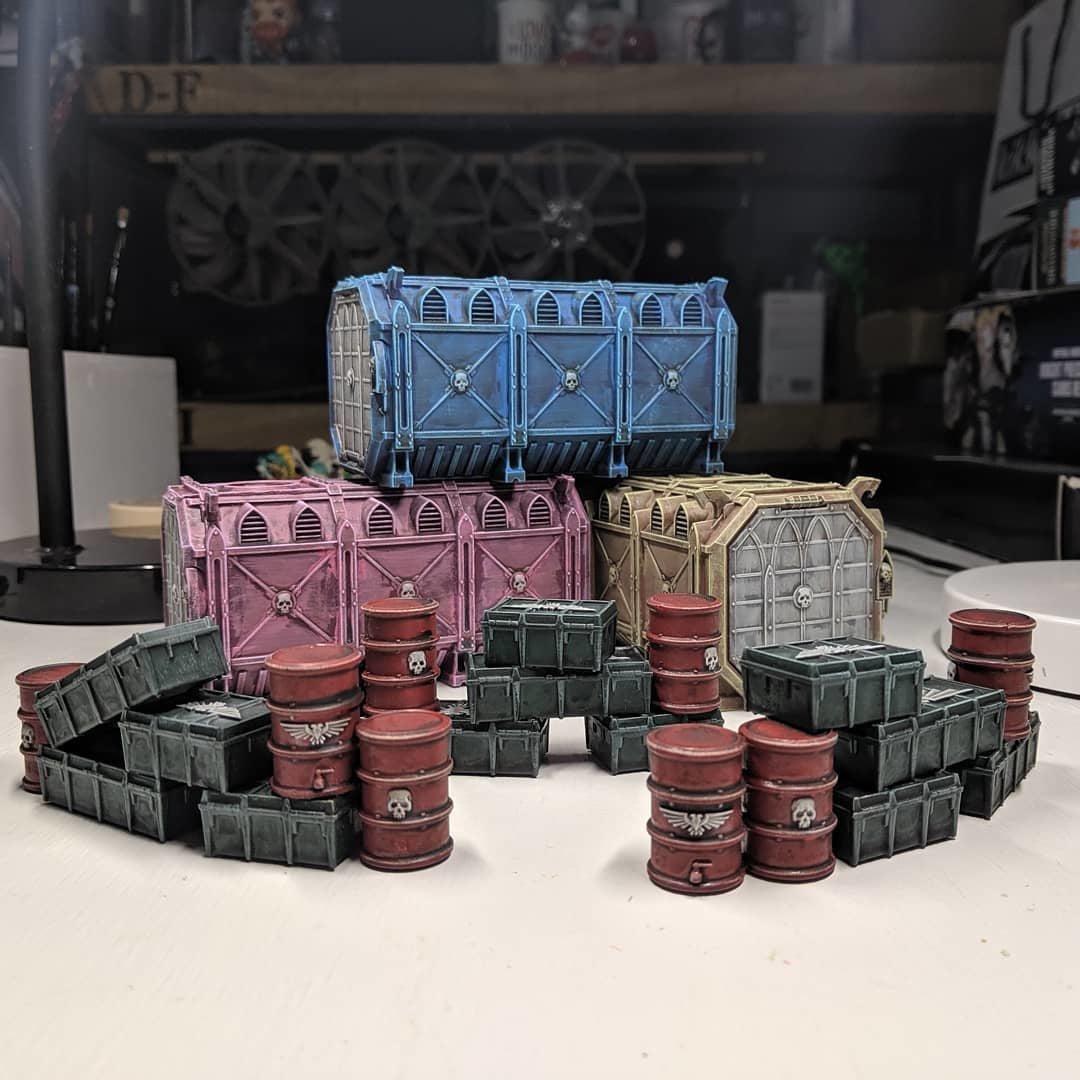 Warhammer 40k - Kampfzone Manufactorum: Gepanzerte Munitorum-Container