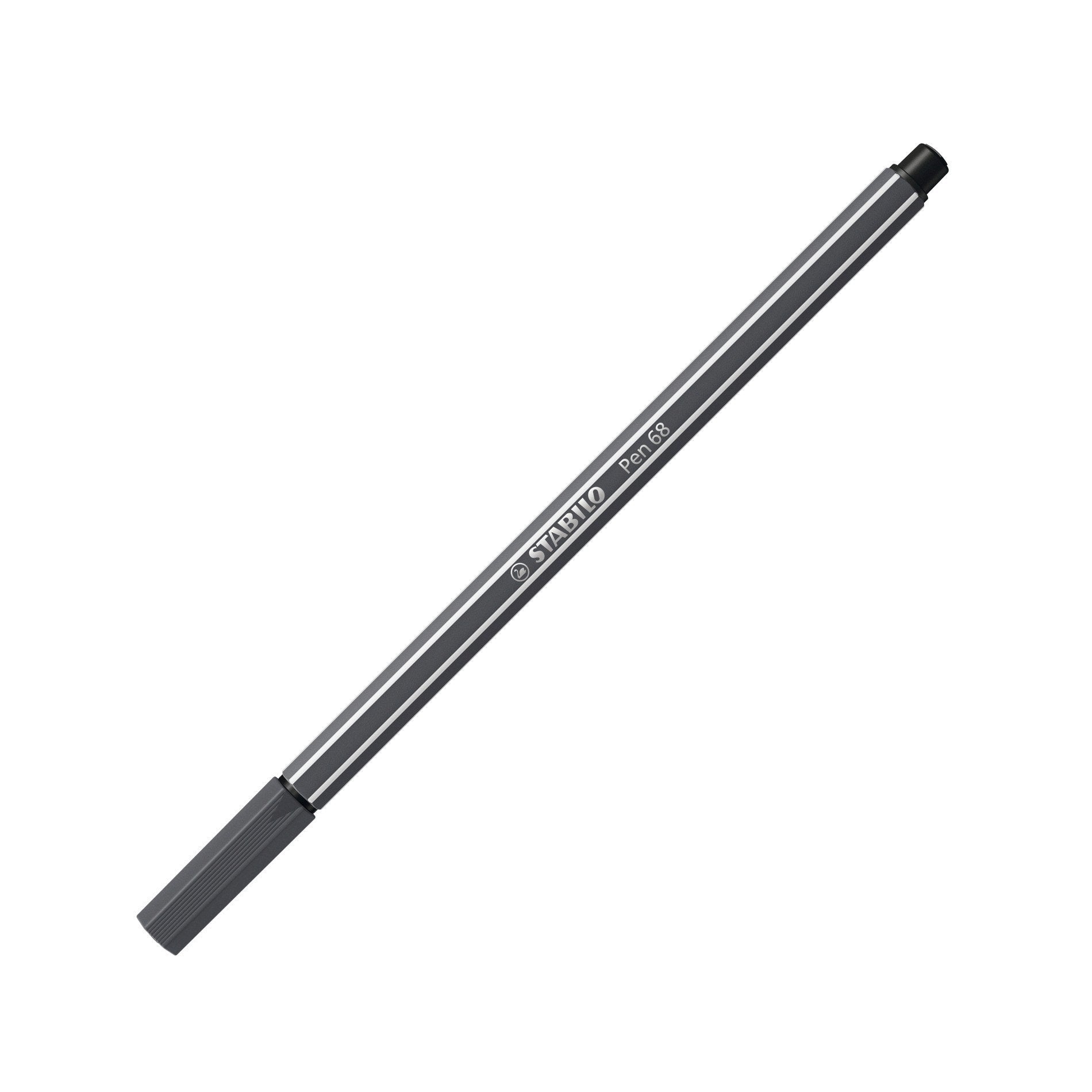 Stabilo Rotulador Pen 68 Gris Intenso Caja 10 Ud