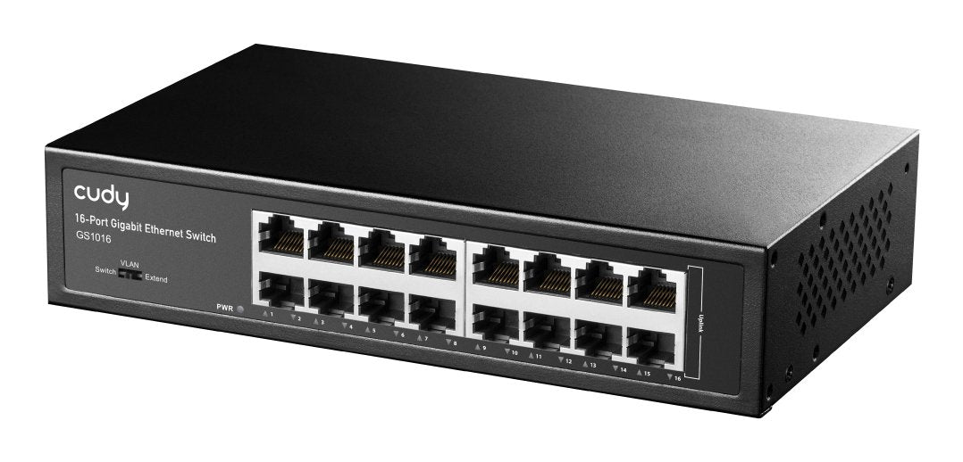 EAN 6971690791117 - Cudy GS1016 switch Gigabit Ethernet (10/100/1000) Negro imagen 2