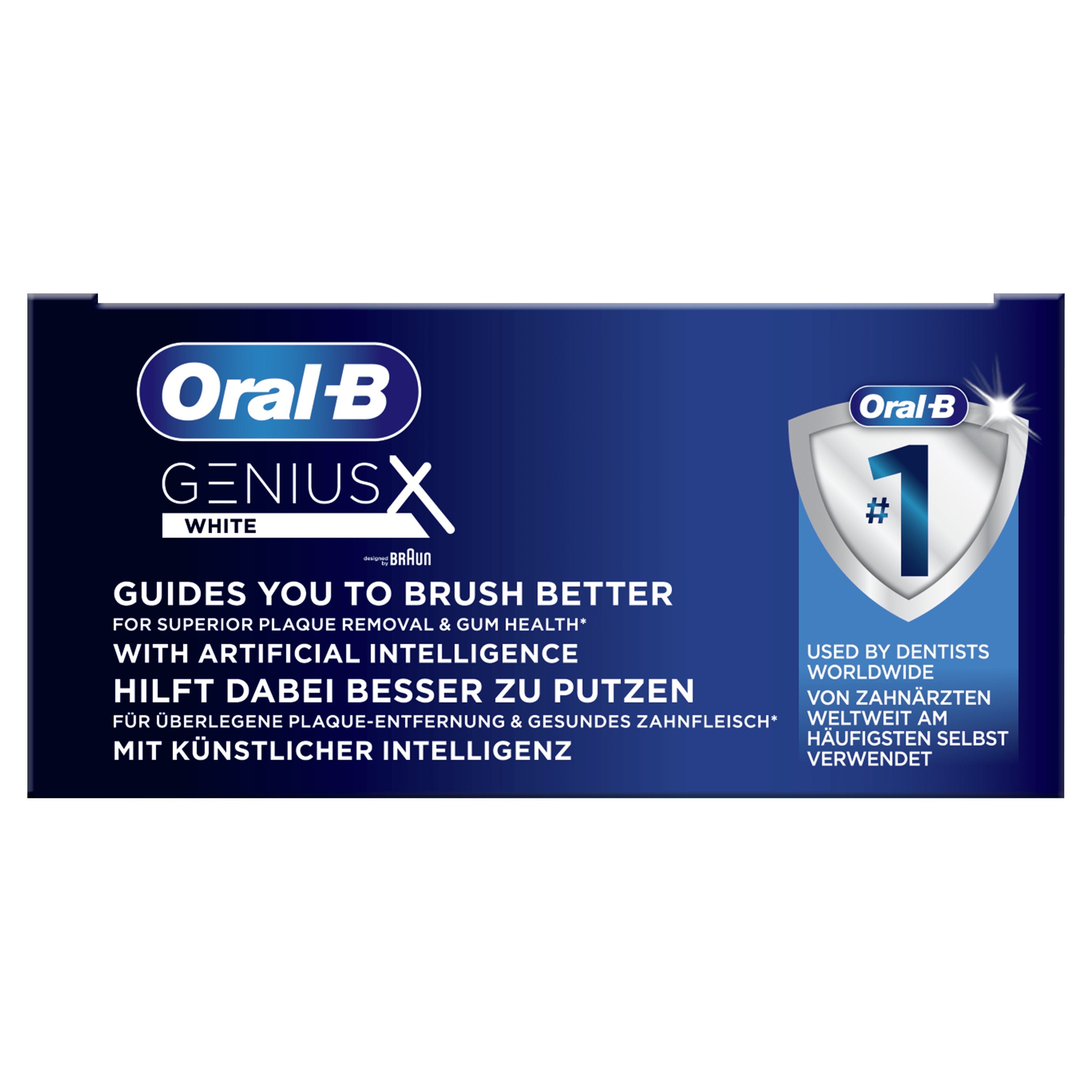 EAN 4210201396901 - Oral-B Genius X 80354126 cepillo eléctrico para dientes Adulto Cepillo de dientes oscilante Blanco imagen 4