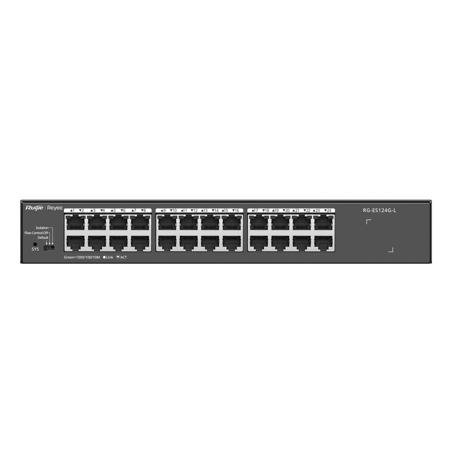 Switch Ruijie Rg-Es124g-L 16 Puertos Gigabit Metal Housing