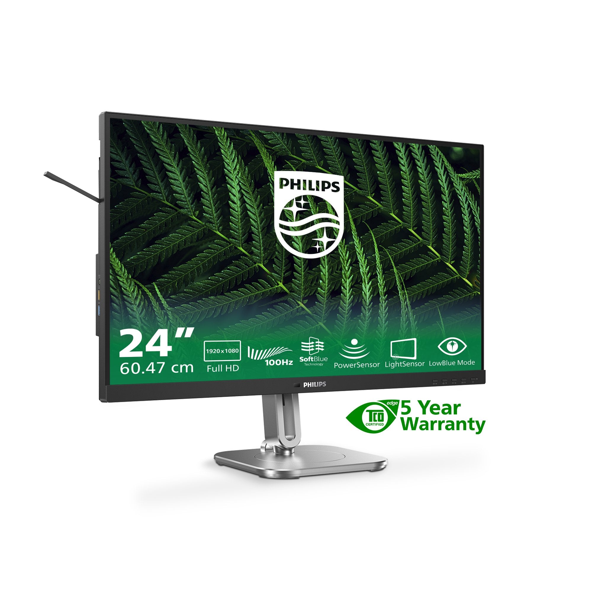 EAN 8721038001723 - Philips 5000 series 24B2G5200/00 pantalla para PC 60,5 cm (23.8") 1920 x 1080 Pixeles Full HD LCD Antraci imagen 4