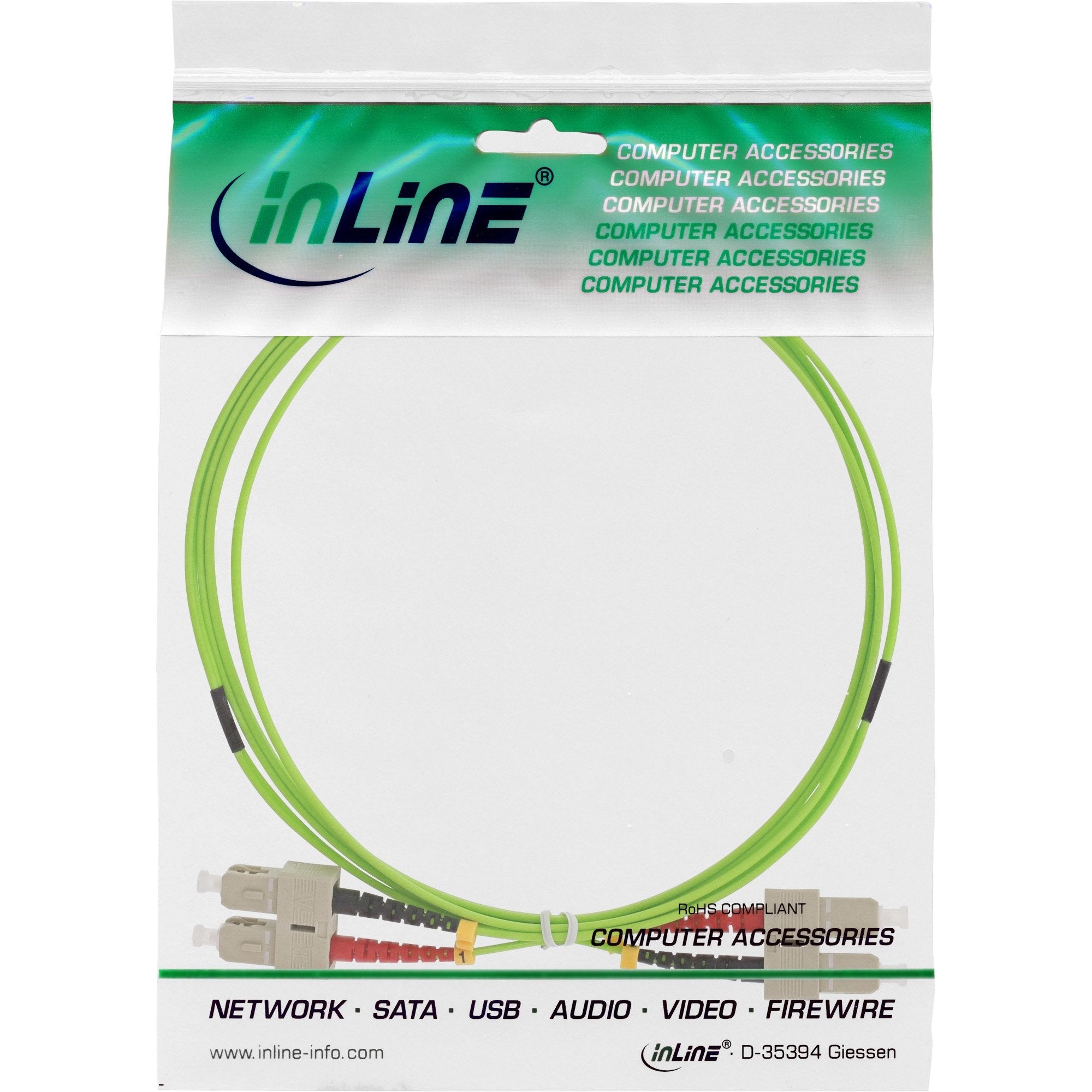 Cable Duplex De Fibra Óptica Inline Sc/Sc 50/125?M Om5 7.5m