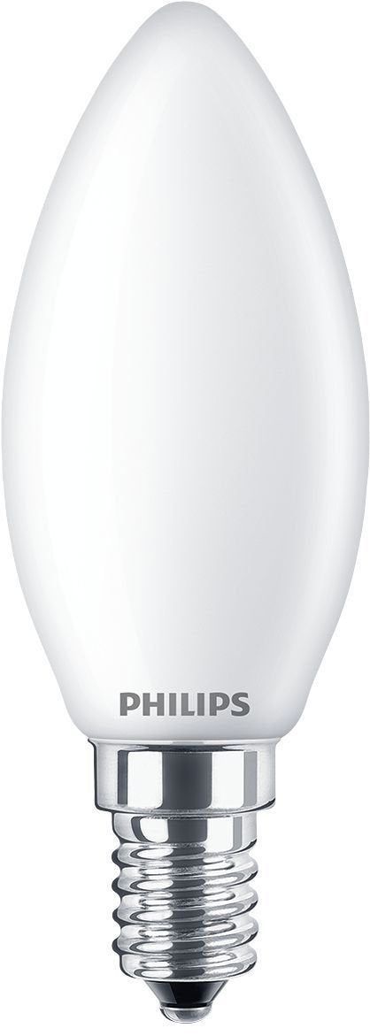 Signify Philips - Lámpara Led - Form: B35 - Mate Finish - E14 - 4.3 W (Equivalente 40 W)
