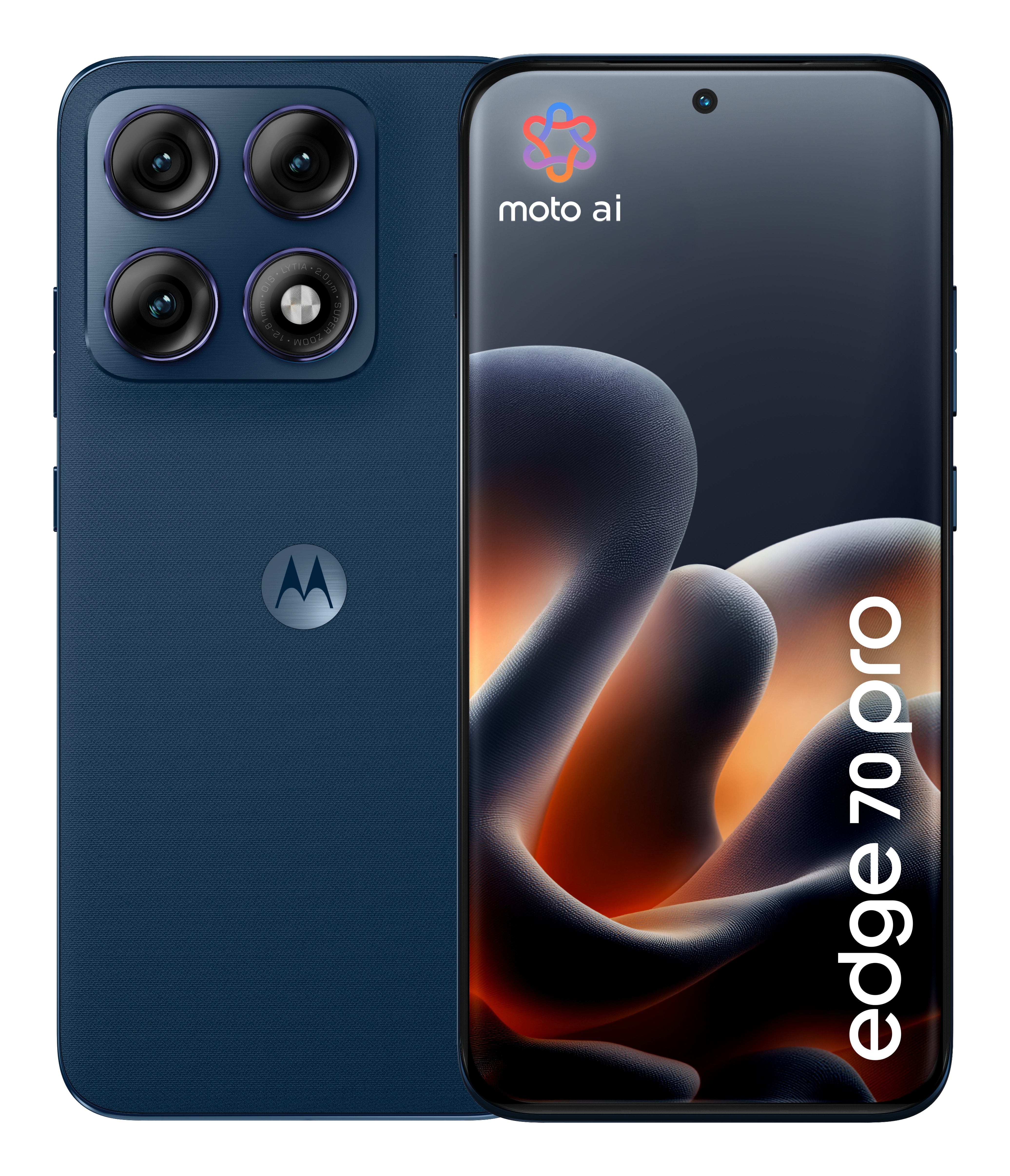 EAN 0840493629759 - Motorola edge 70 pro 17,2 cm (6.78") SIM doble Android 16.0 5G USB Tipo C 8 GB 256 GB 6500 mAh Azul oscur imagen 1