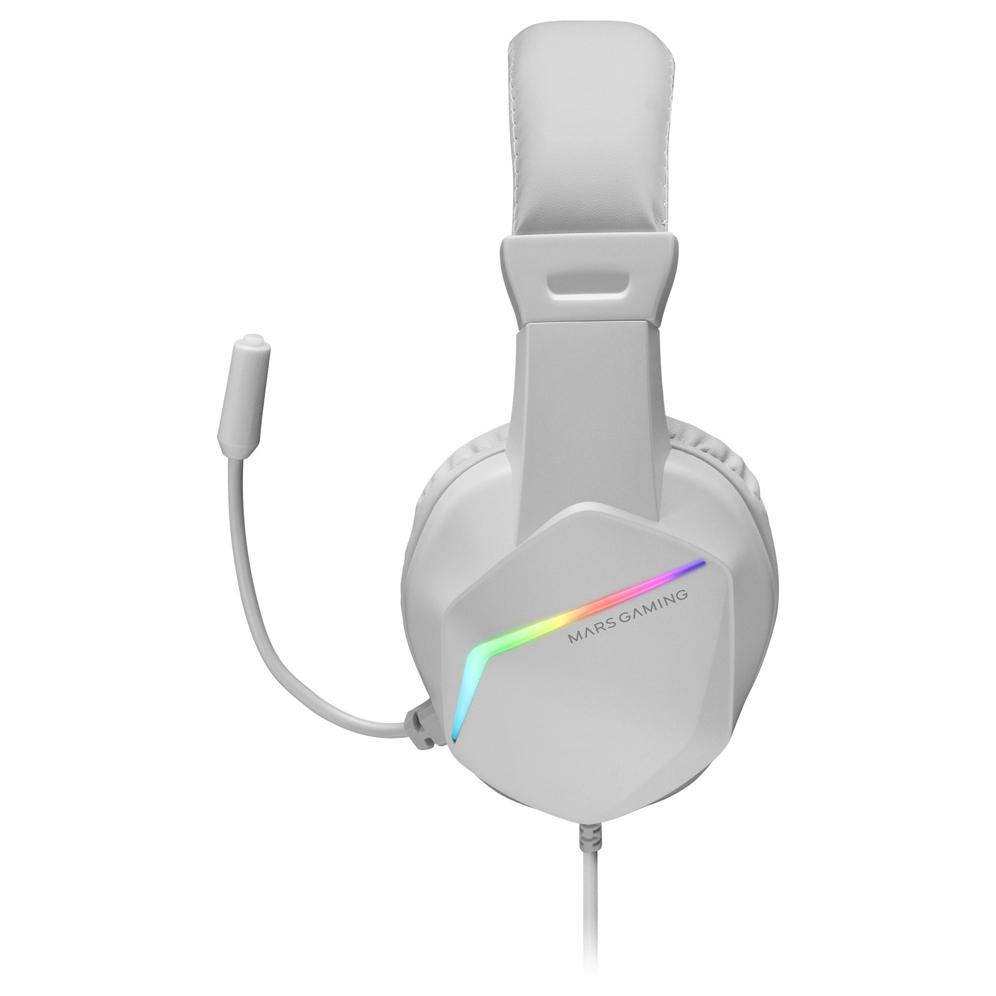 Auriculares Gaming Con Micrófono Mars Gaming Mh122 Jack 3.5 Blancos