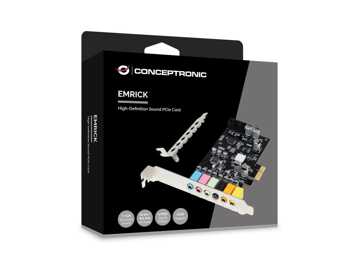 Conceptronic Sound Pcie-Karte 7.1ch S Pdif Bis 24bit 192khz