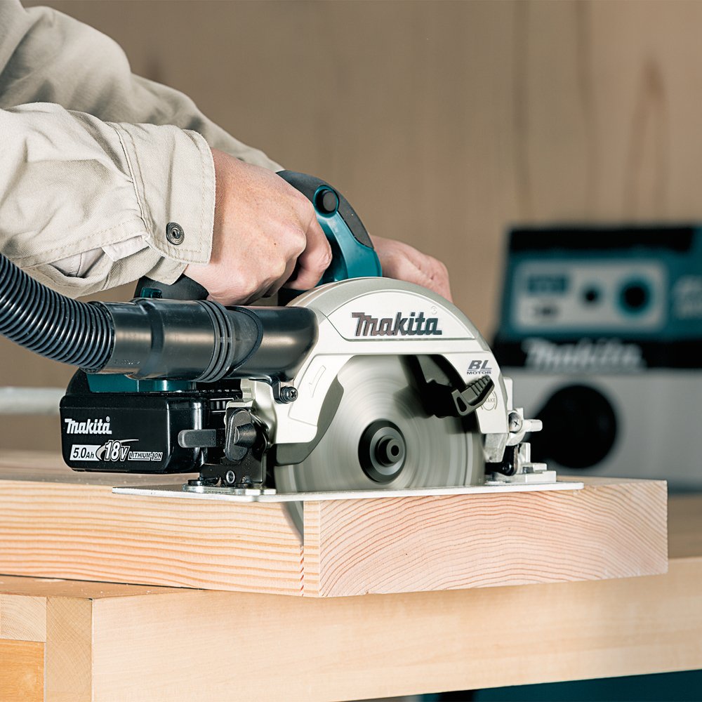 Makita Dhs661rtju Sierra Circular Portátil 16,5 Cm Negro, Azul 5000 Rpm Azul/Negro, Negro, Azul, Sin Escobillas, 16,5 Cm, 5000 Rpm, 5,7 Cm, 2 Cm