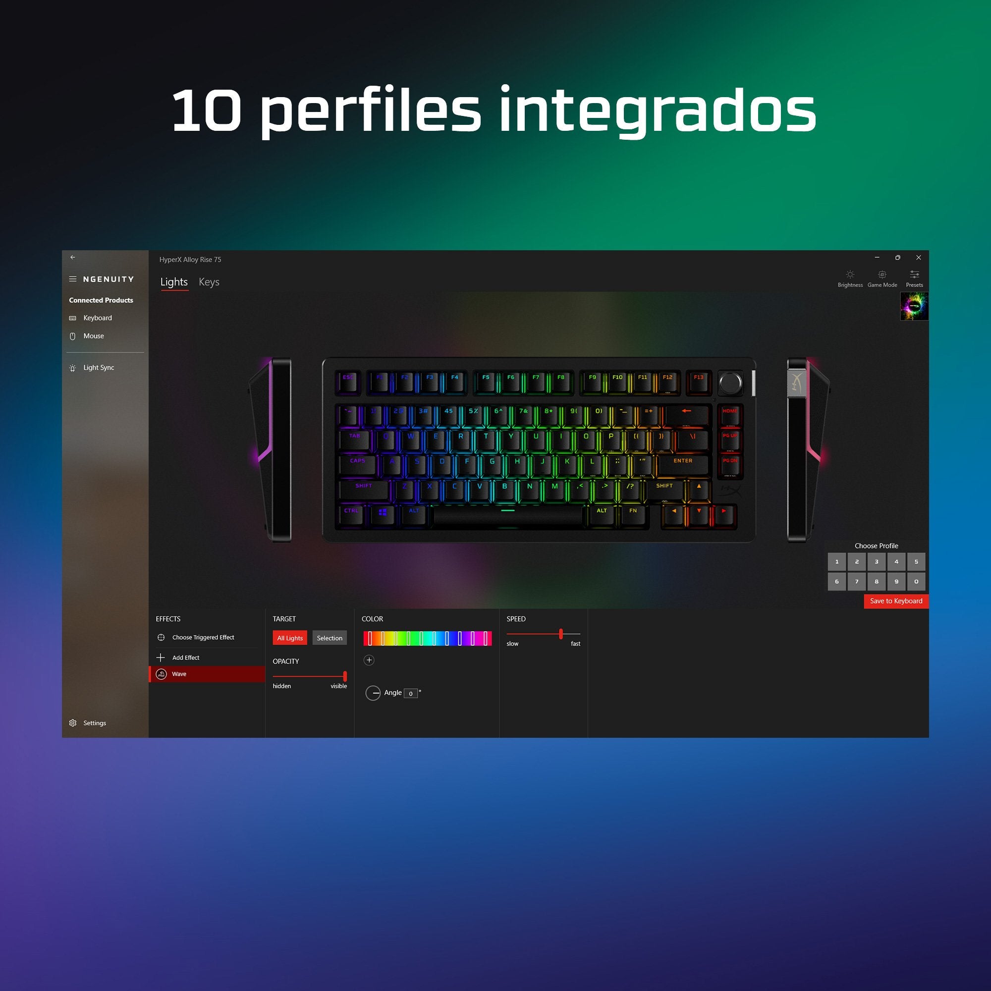 EAN 0197192334096 - HyperX Alloy Rise Gaming Keyboard 75 teclado Juego USB Negro imagen 6