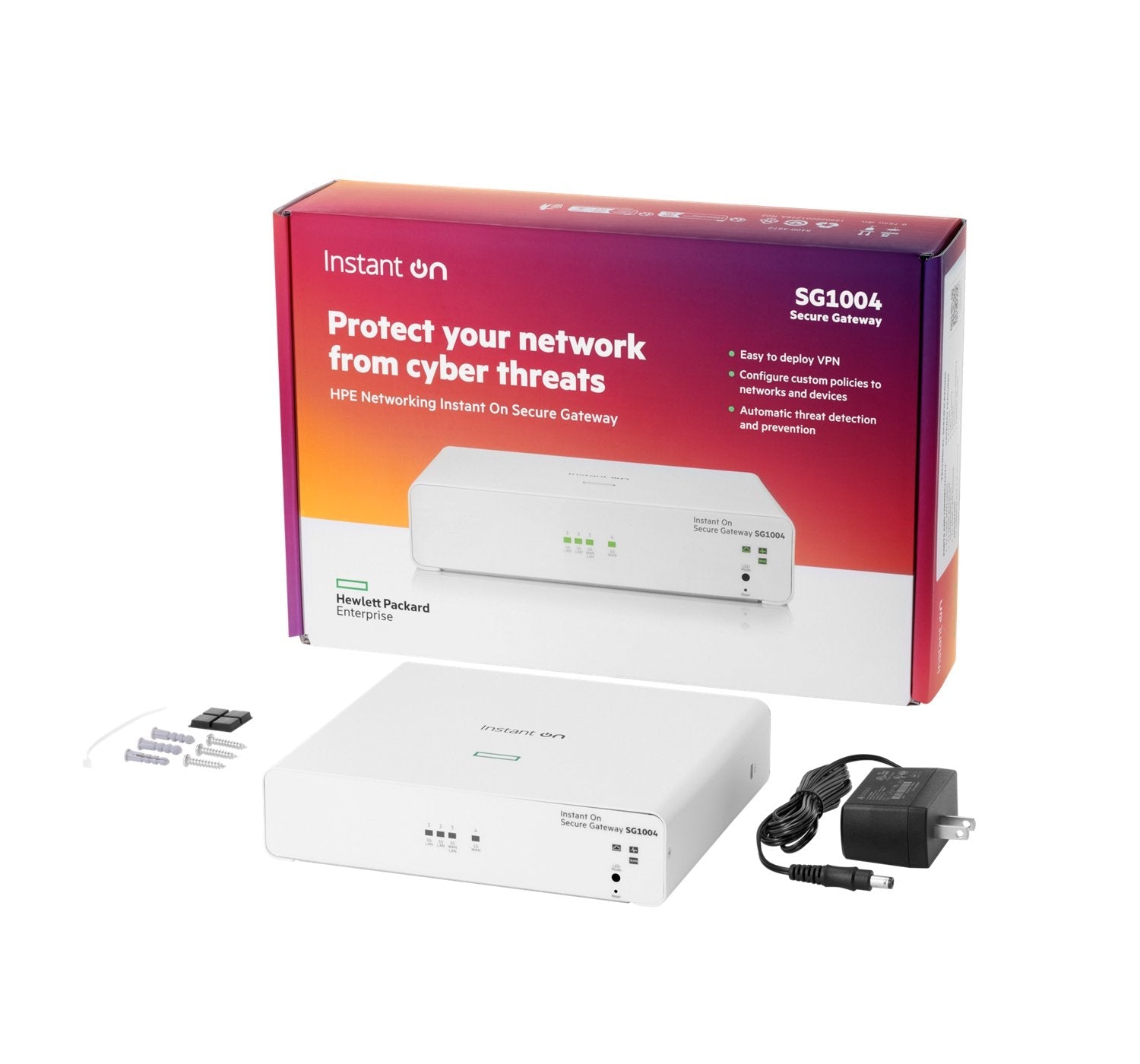 EAN 190017746463 - HPE Networking Instant On Secure SG1004 pasarel y controlador 10, 100, 1000 Mbit/s imagen 1