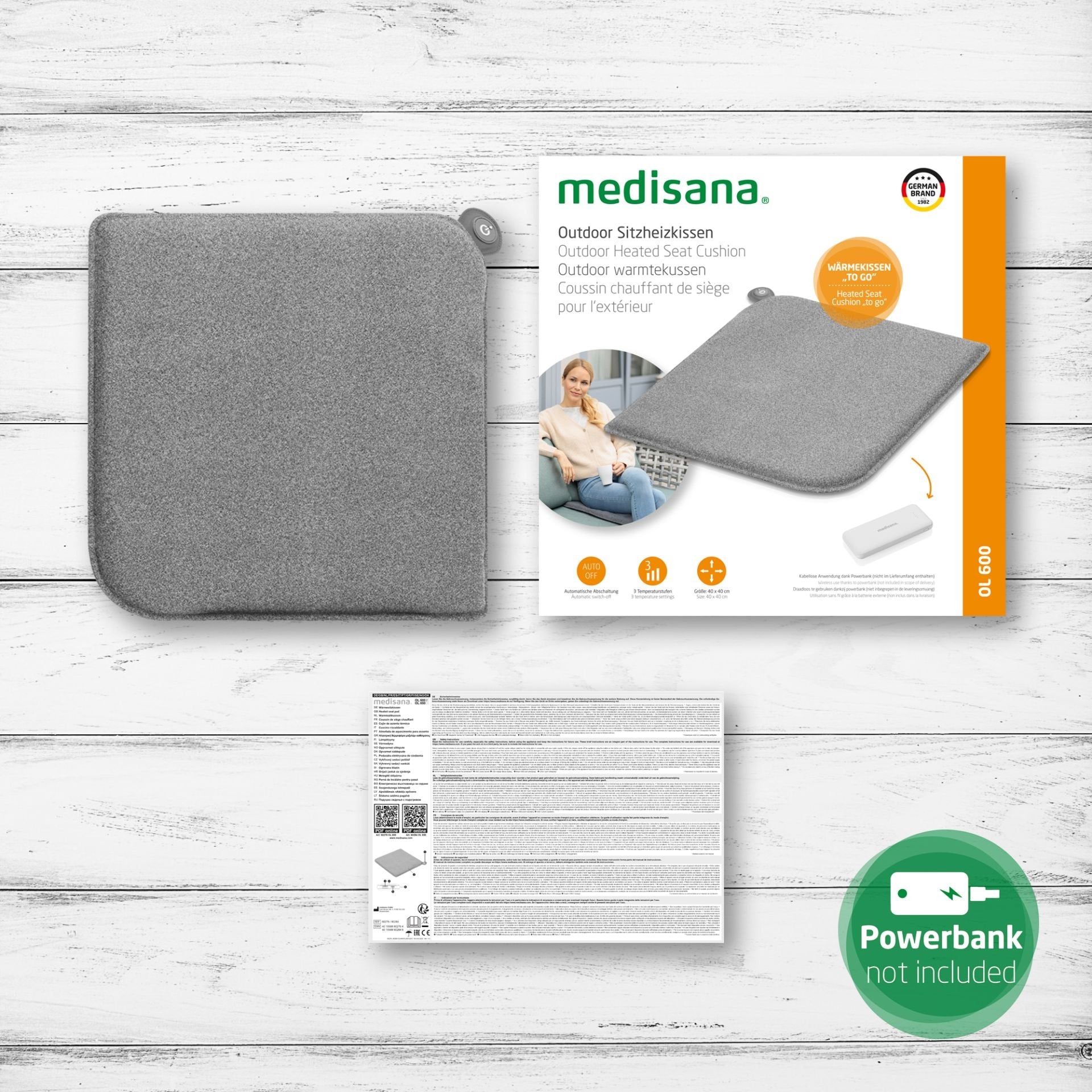 EAN 4015588602764 - Medisana OL 600 manta eléctrica 40 x 40 cm 6,35 W imagen 4