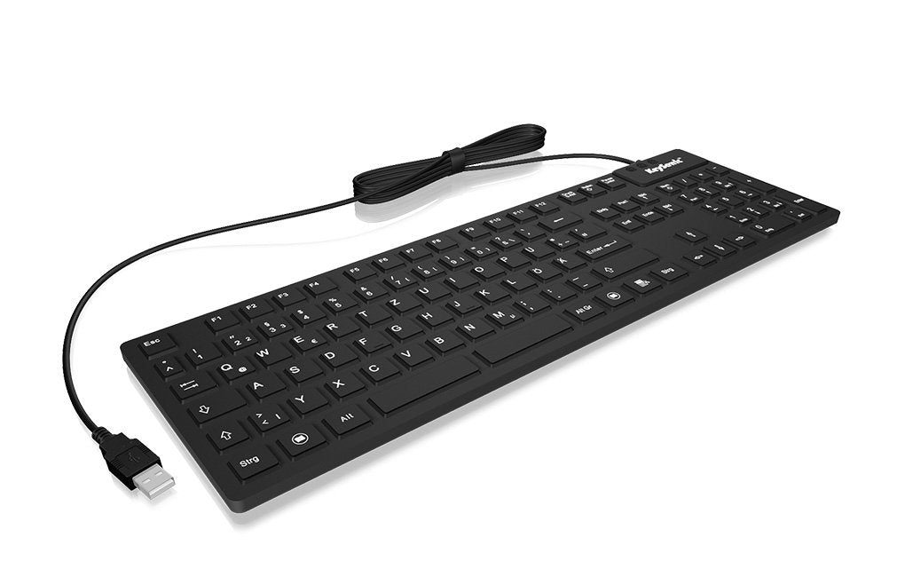 EAN 4250078160106 - KeySonic KSK-8030 IN (UK) teclado Industrial USB QWERTY Inglés del Reino Unido Negro imagen 2