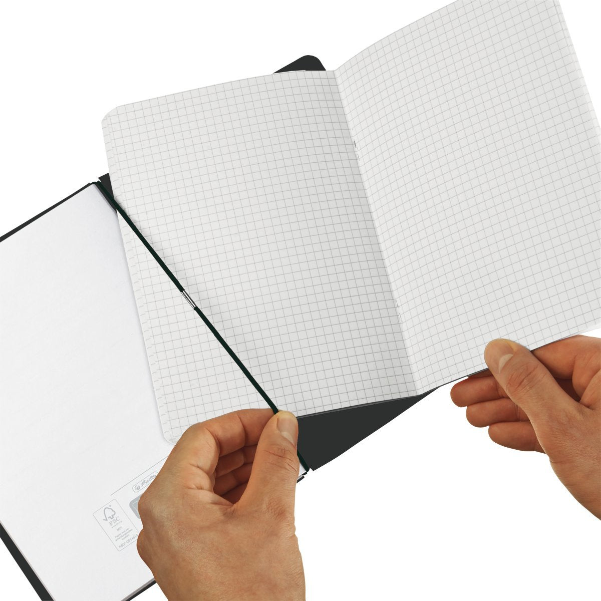EAN 4008110260433 - Herlitz 50033799 cuaderno y block A6 40 hojas Gris pardo imagen 2