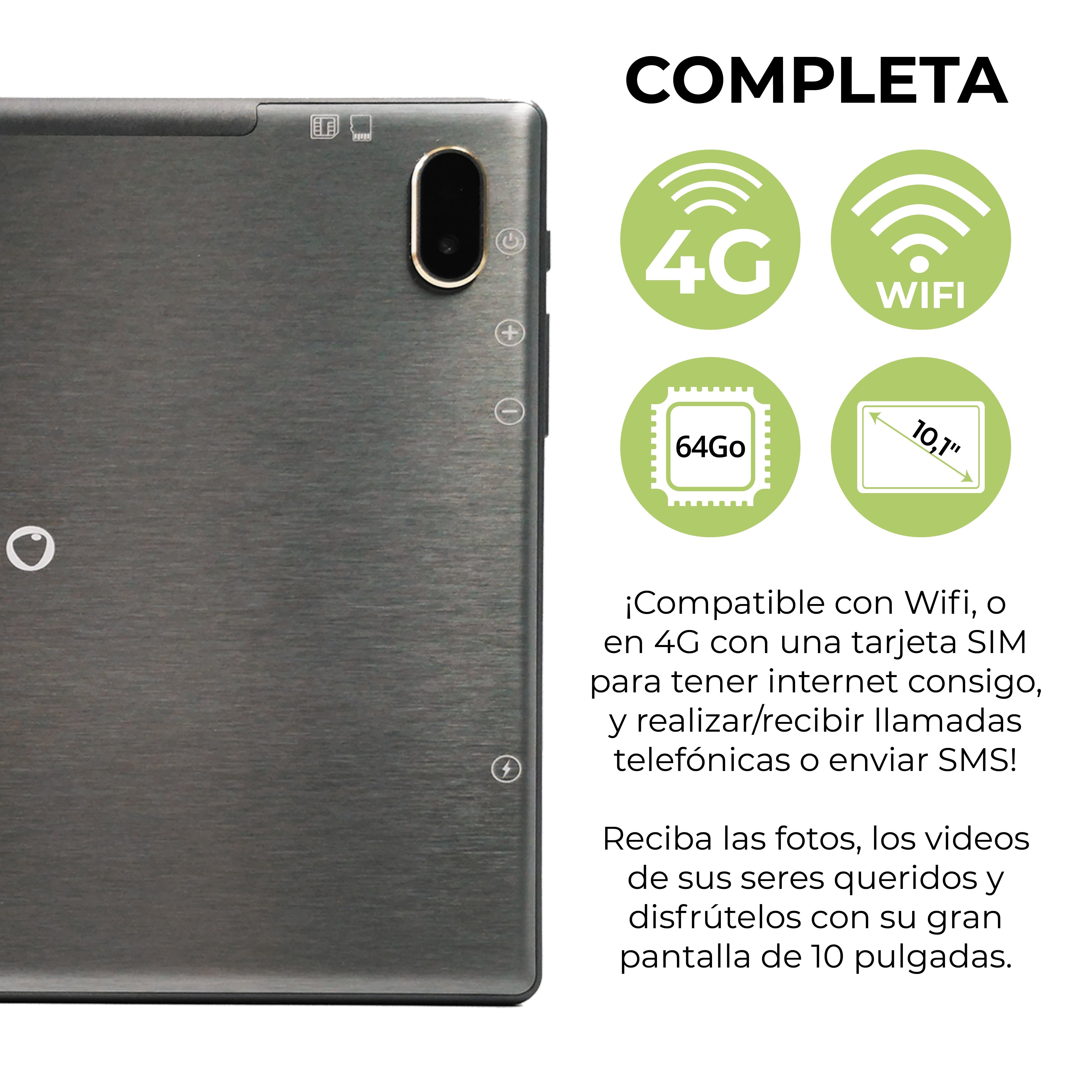 Tablet Ordissimo Celia Octa-Core Sc9863a 4gb+64gb 10,1"  Wifi/4g Fhd Android