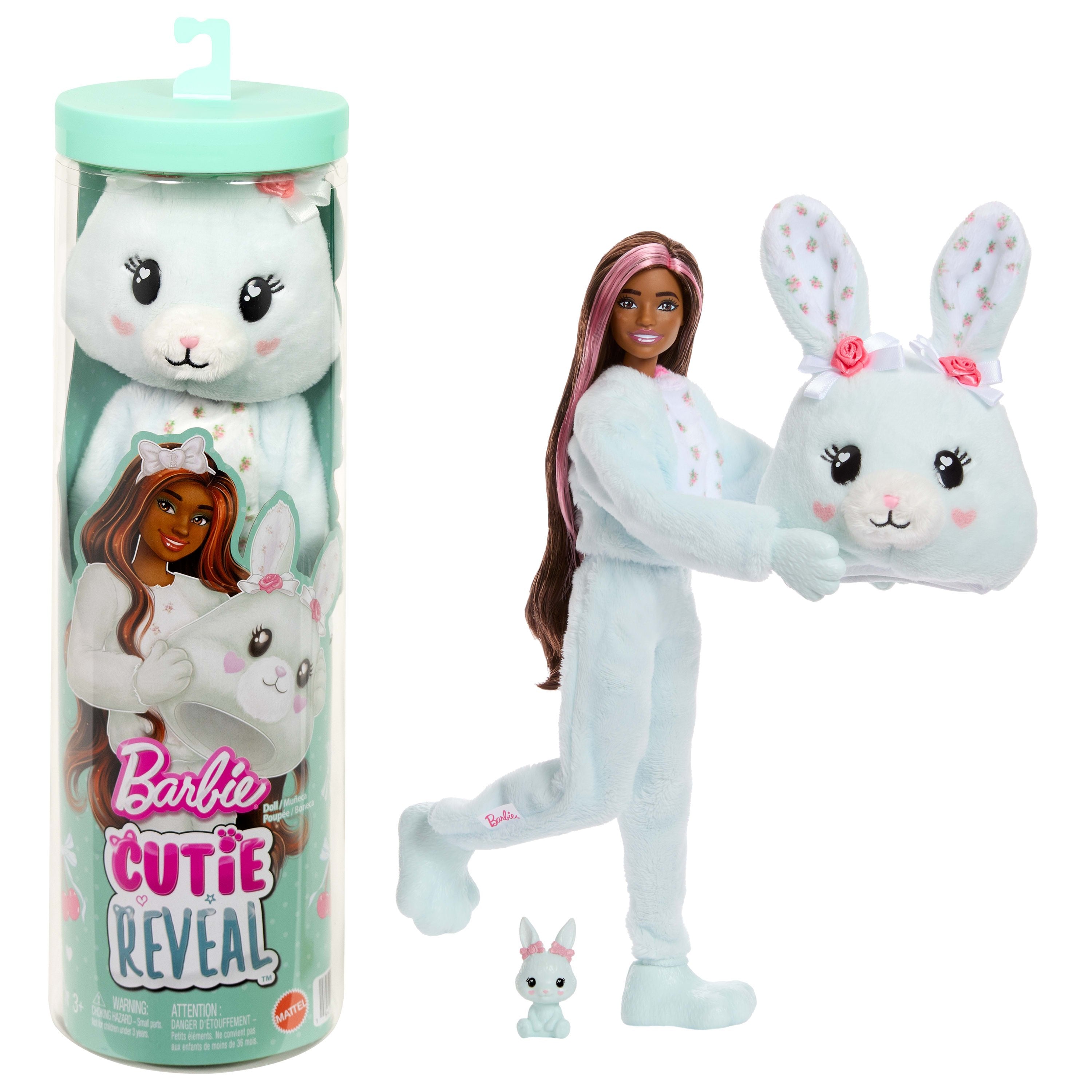 Muñeca Conejito Menta Cutie Reveal Lazos Dulces Barbie