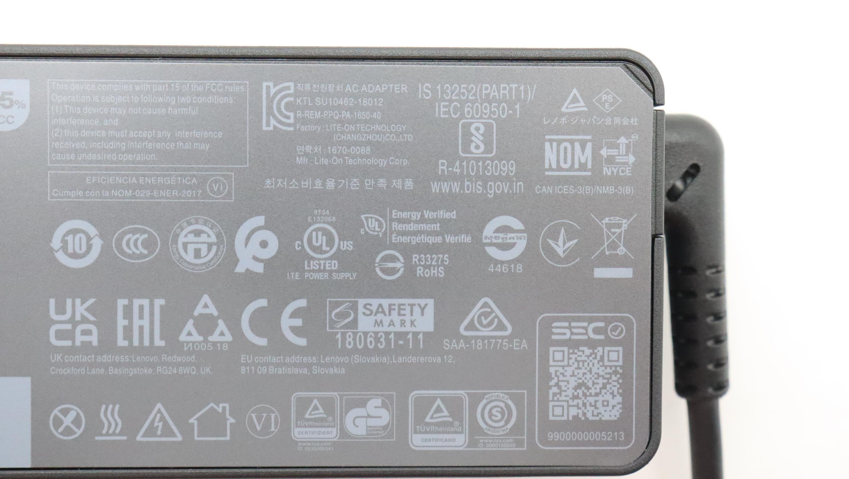 EAN 5704174788256 - Lenovo 5A10W86252 adaptador e inversor de corriente Interior 65 W Negro imagen 6