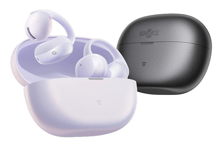Shokz Opendots Air Púrpura Auriculares Inalámbricos Open-Ear Con Clip