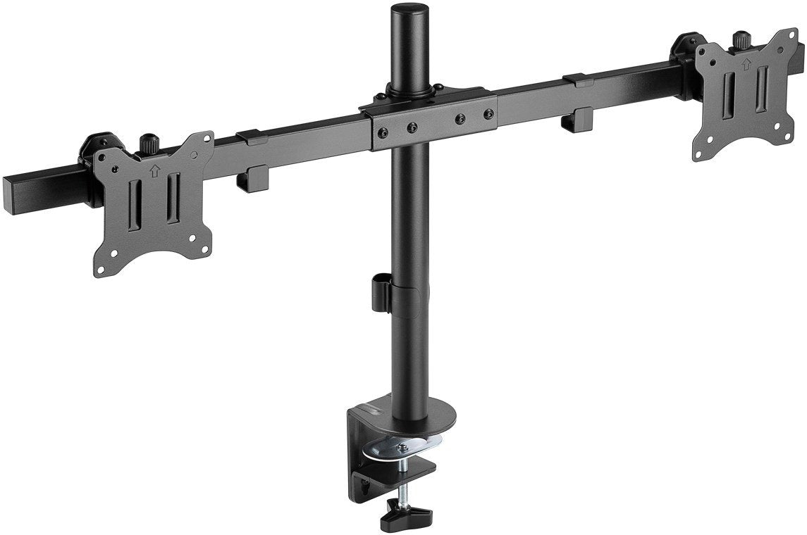 Soporte Monitor Goobay Mesa Double Mount Fix