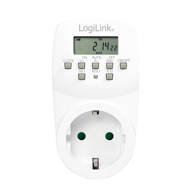 EAN 4052792052374 - LogiLink ET0007 contador eléctrico Blanco Programador eléctrico diario/semanal imagen 1