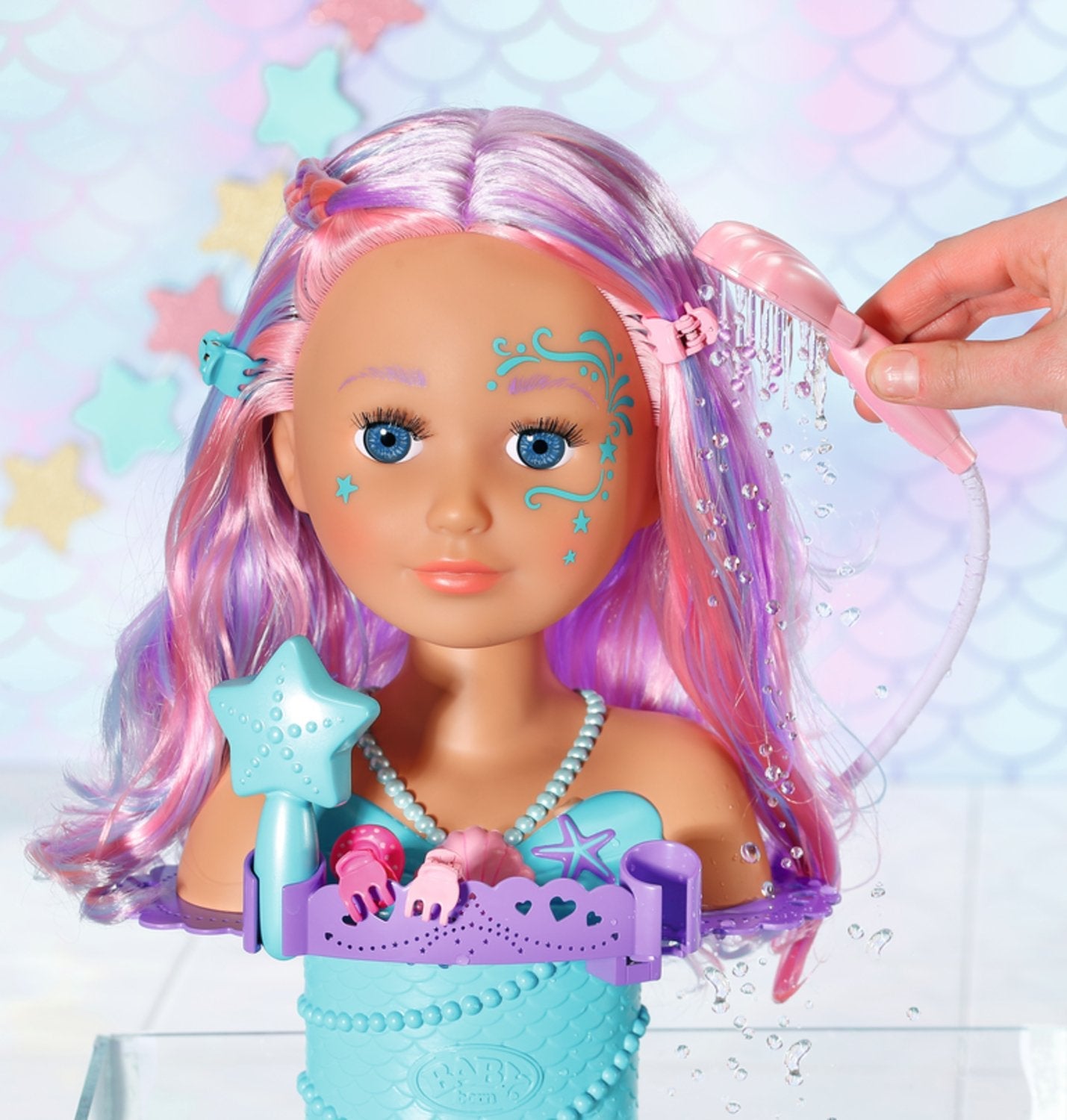 EAN 4001167830550 - BABY born Sister Styling Mermaid Head Muñeca de baño Multicolor imagen 2