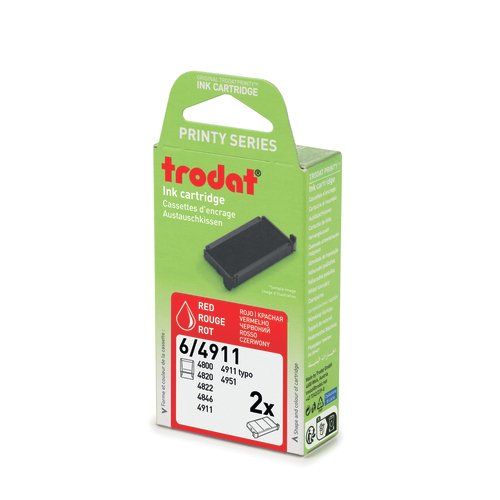 Trodat Sello 2mk Rojo6 4911 Sb