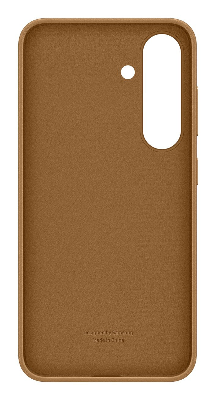 Funda Cuero Dorada S25