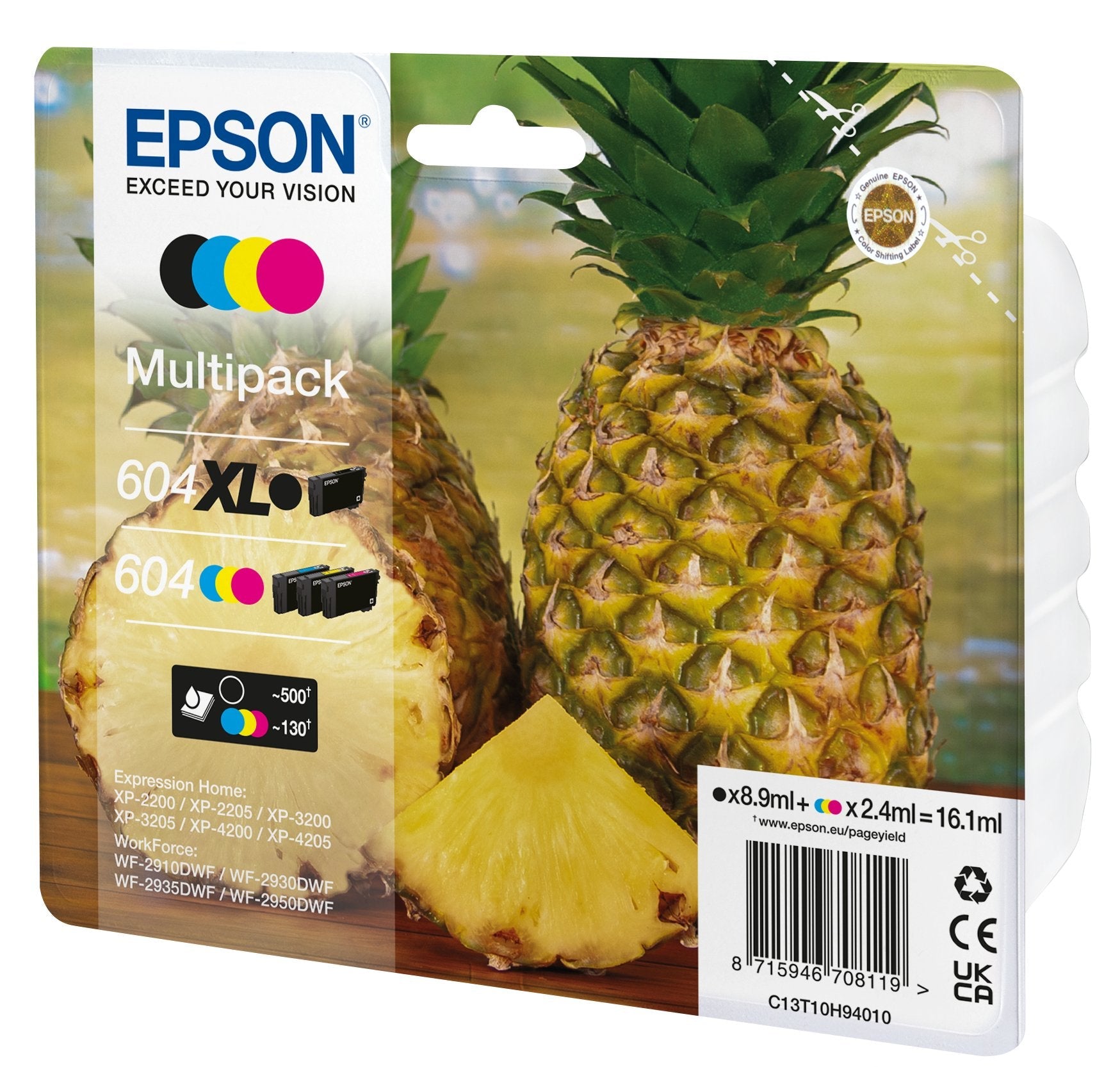 Tinta Epson  Multipack 4-Colours 604 Xl Black