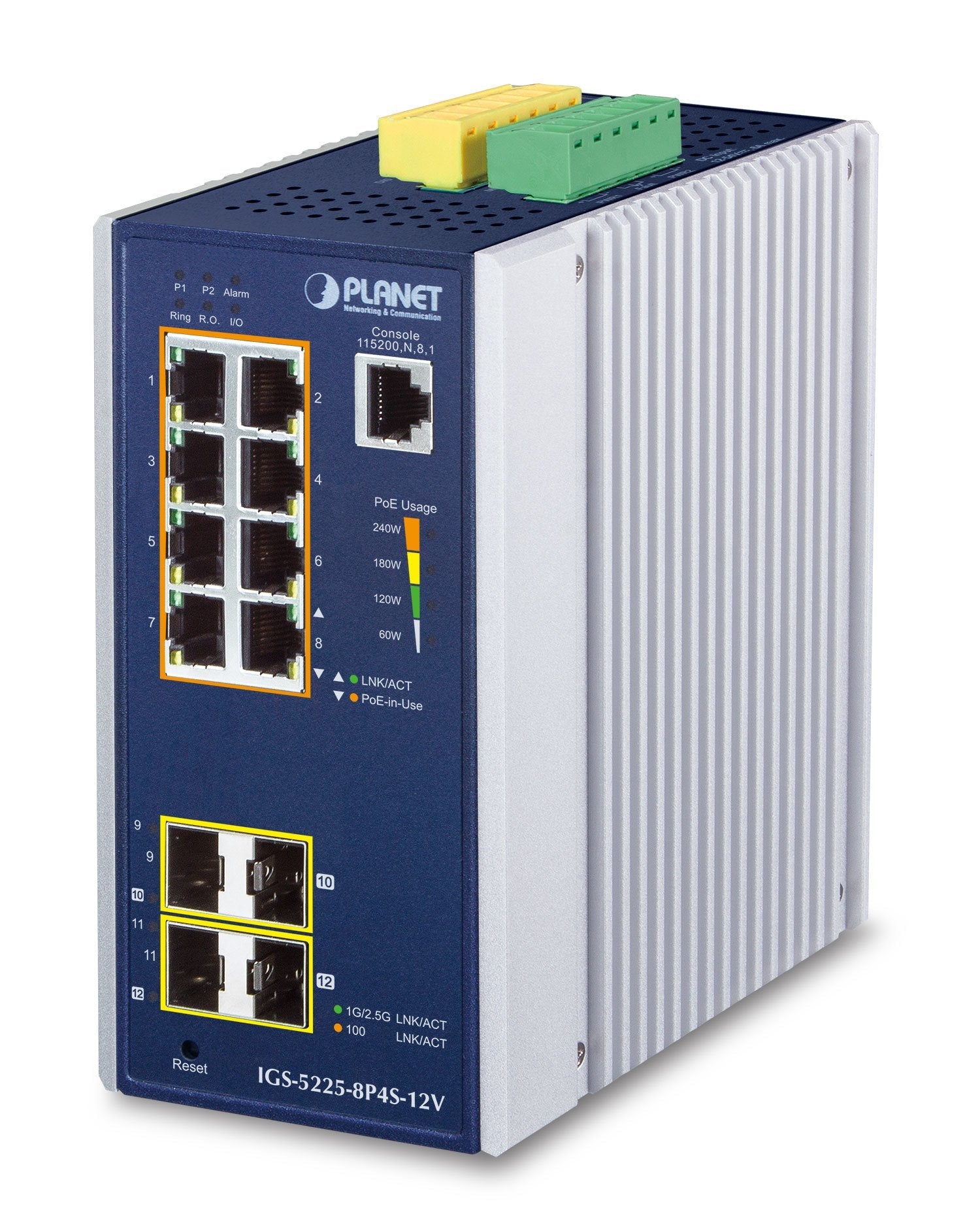 Ip30 Industrial L2+/L4 8-Port