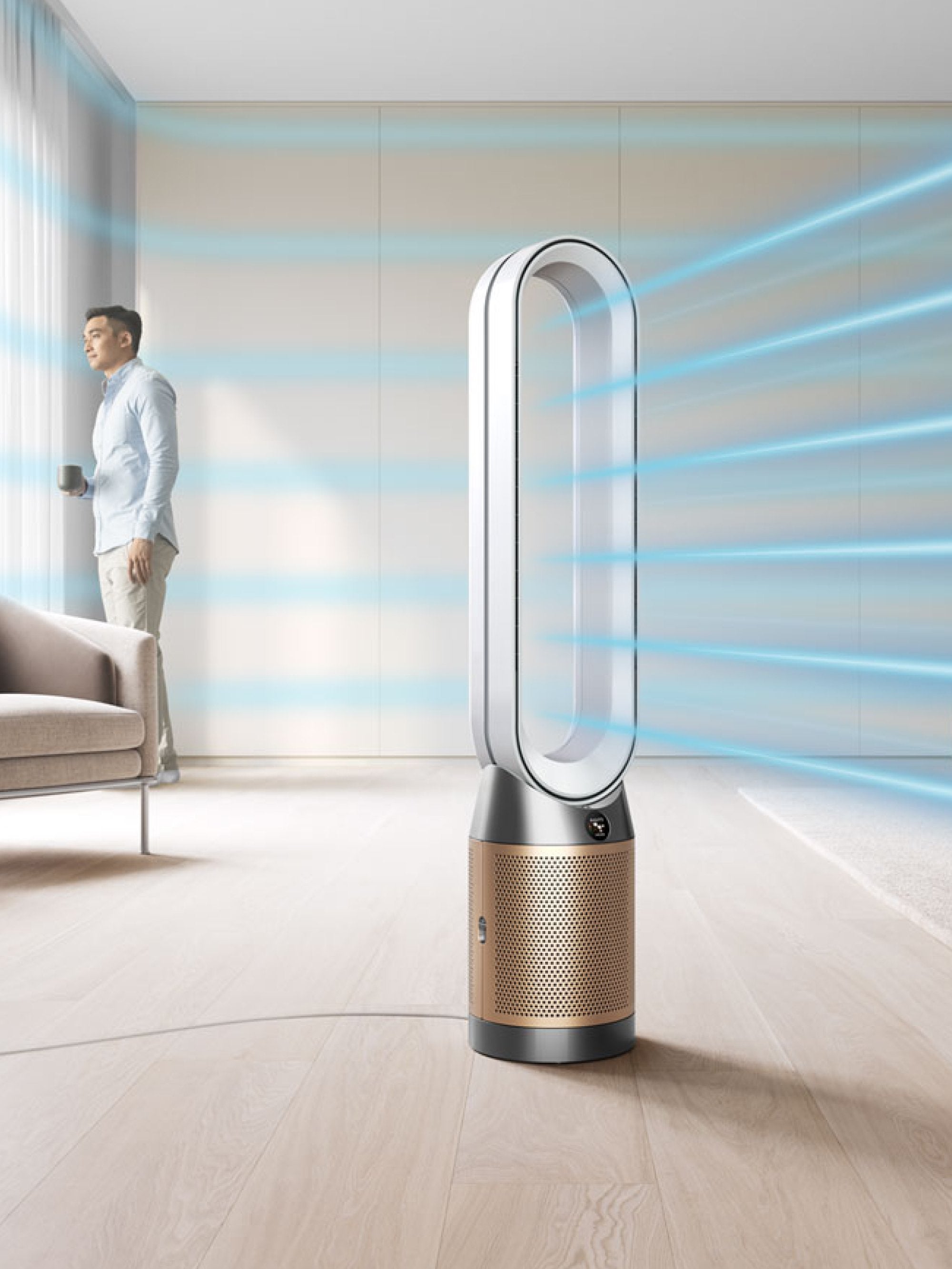 Dyson Purifier Cool Pc2 De-Nox Gold
